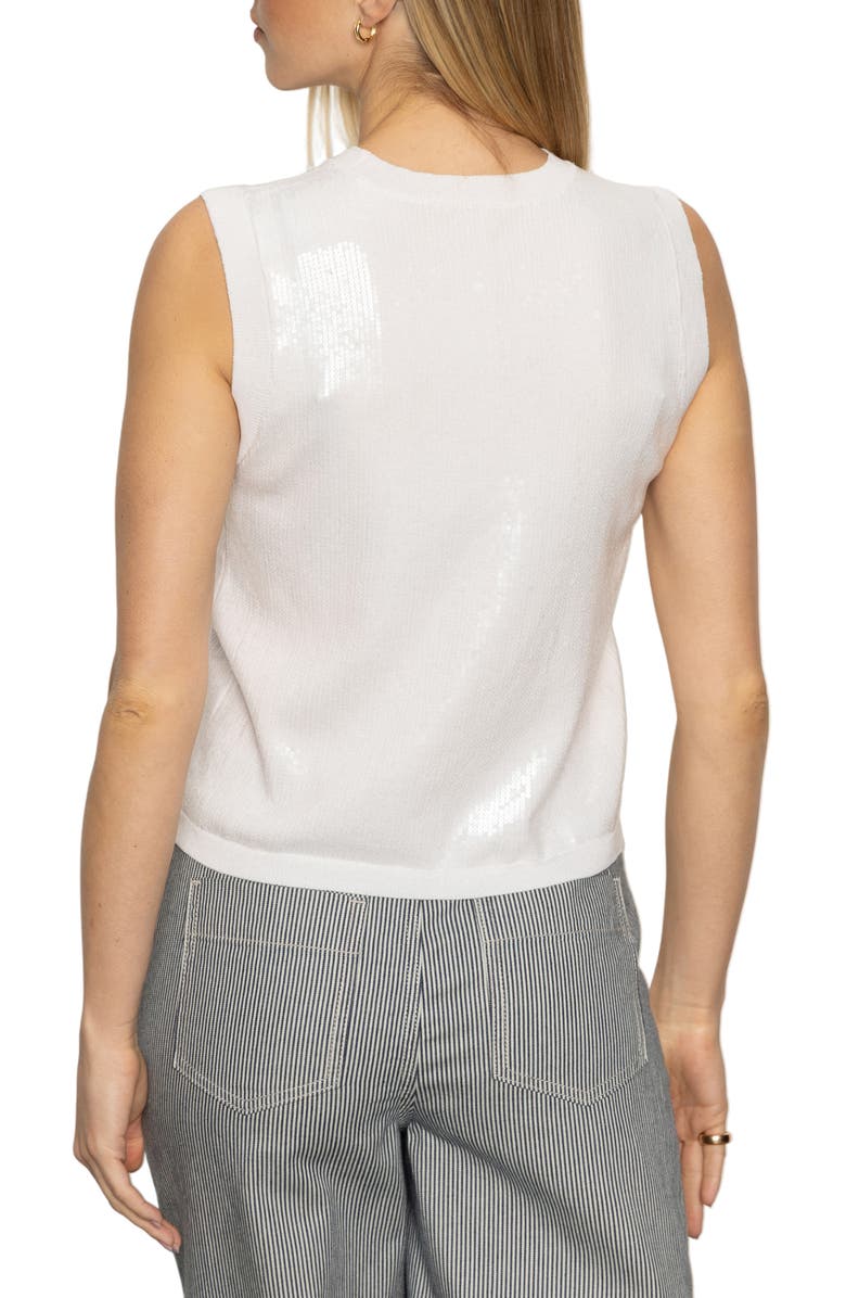 Sanctuary Sequin Sweater Vest, Alternate, color,
