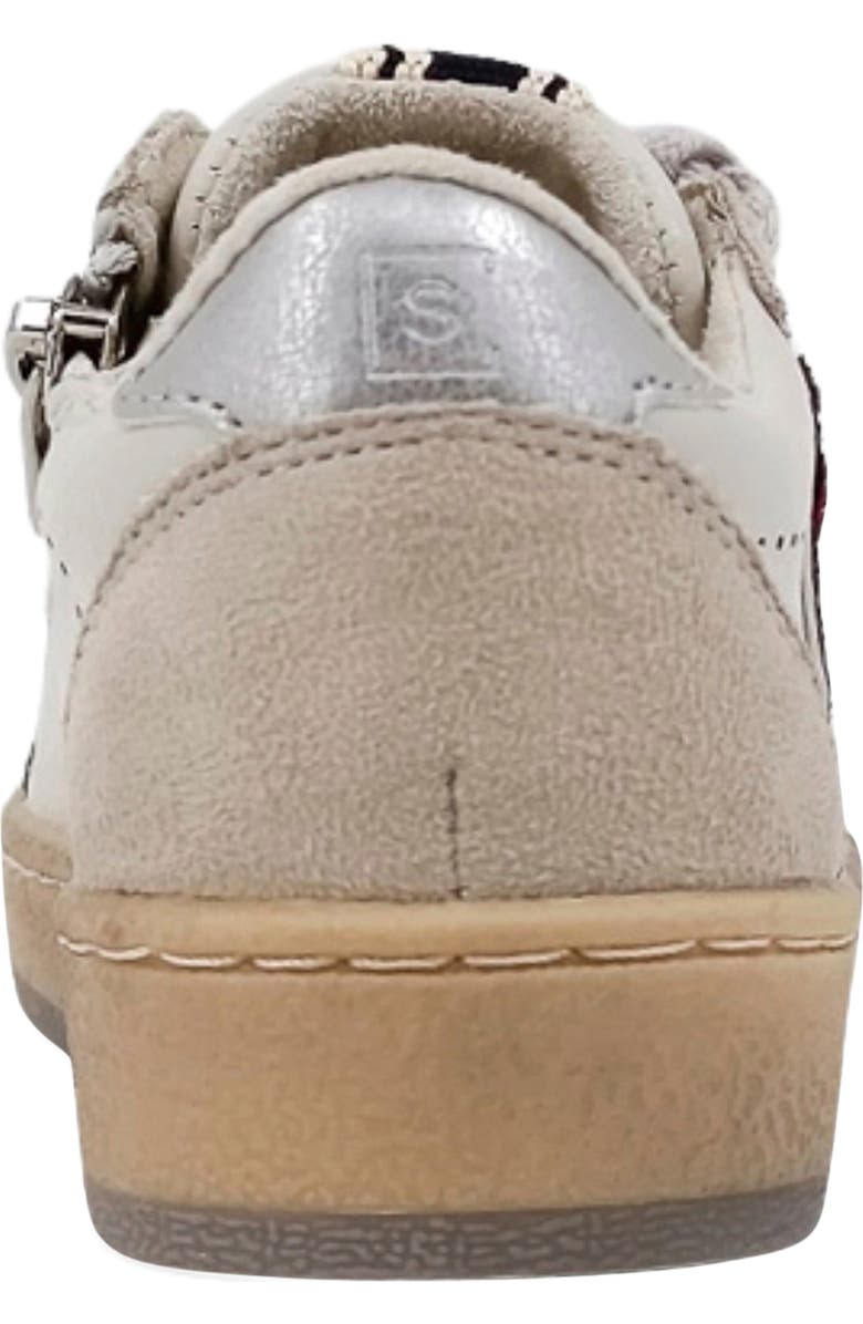 SHUSHOP Kids' Salma Sneaker, Alternate, color, Dark Red Glitter