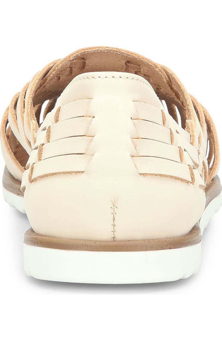 EUROSOFT Woven Ranie Flat, Alternate, color, Cream 274