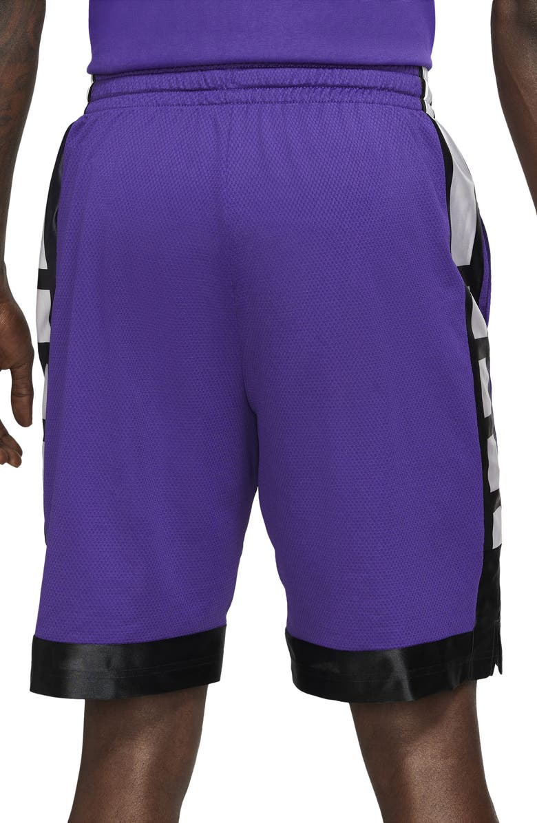 Nike Dri-FIT Elite Stripe Basketball Shorts, Alternate, color, 