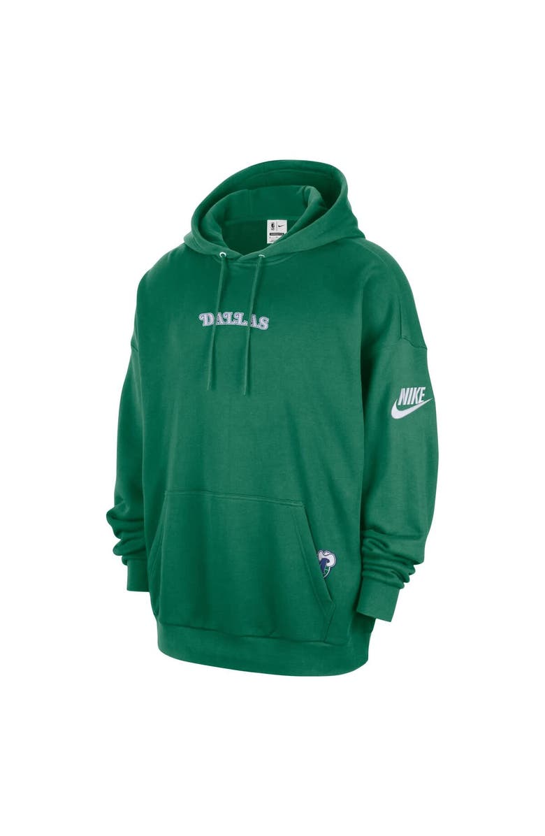 Nike Men's Nike Green Dallas Mavericks Classic Edition Hardwood Classics Premium Club Heavyweight Fleece Hoodie, Alternate, color, Green