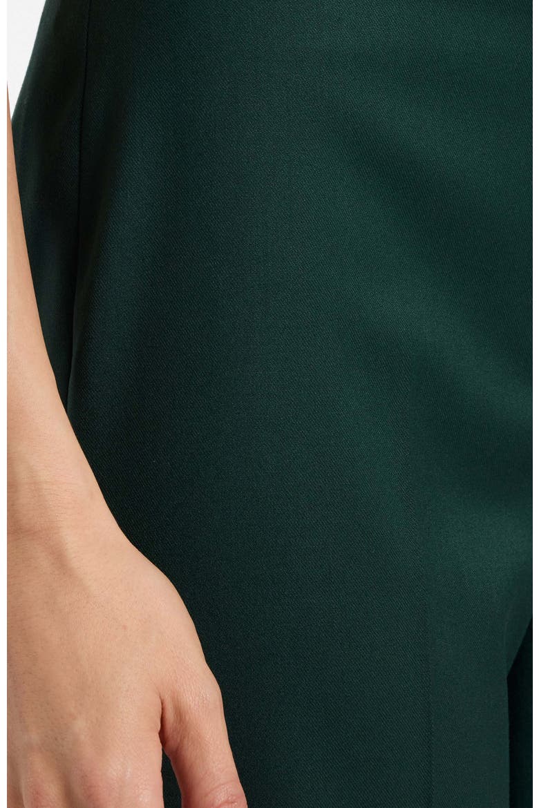 Beth Mid-Rise Flared Pant in Soft Stretch Twill, Alternate, color, Evergreen