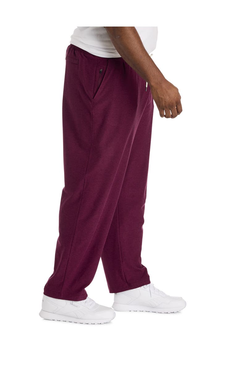 Reebok Big & Tall Performance Athletic-Fit Sweatpants, Alternate, color, Black Cherry Heath