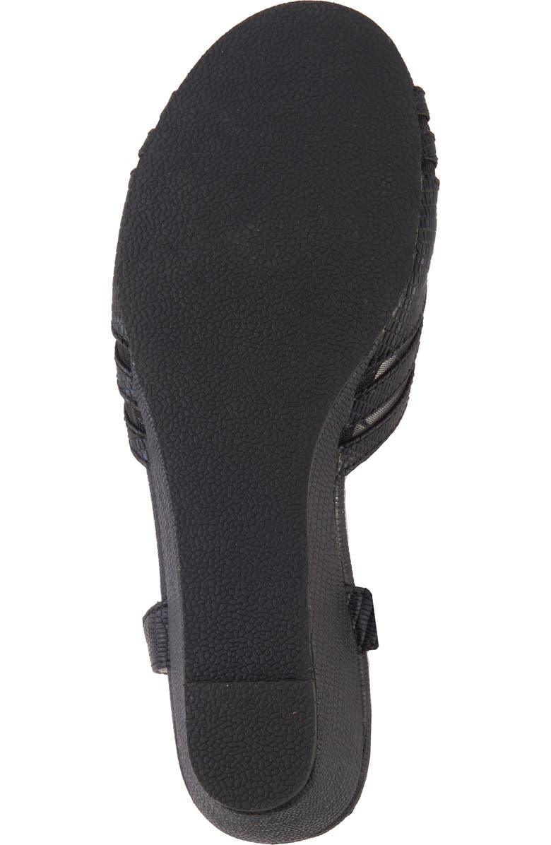 David Tate Admire Lizard Embossed Sandal, Alternate, color,