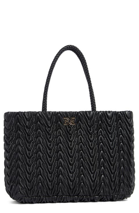 Ari Quilted Leather Tote Bag