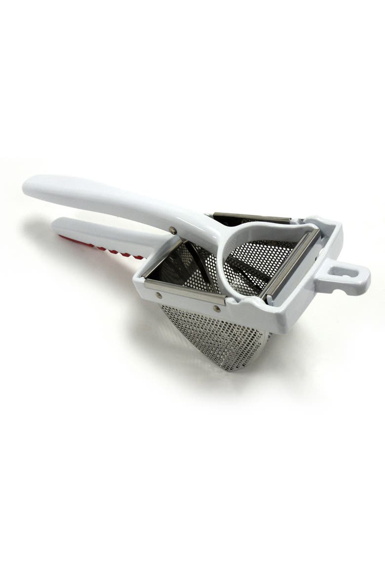 Deluxe Jumbo Potato Ricer, Stainless Steel, Extra-Large Capacity, Alternate, color, White