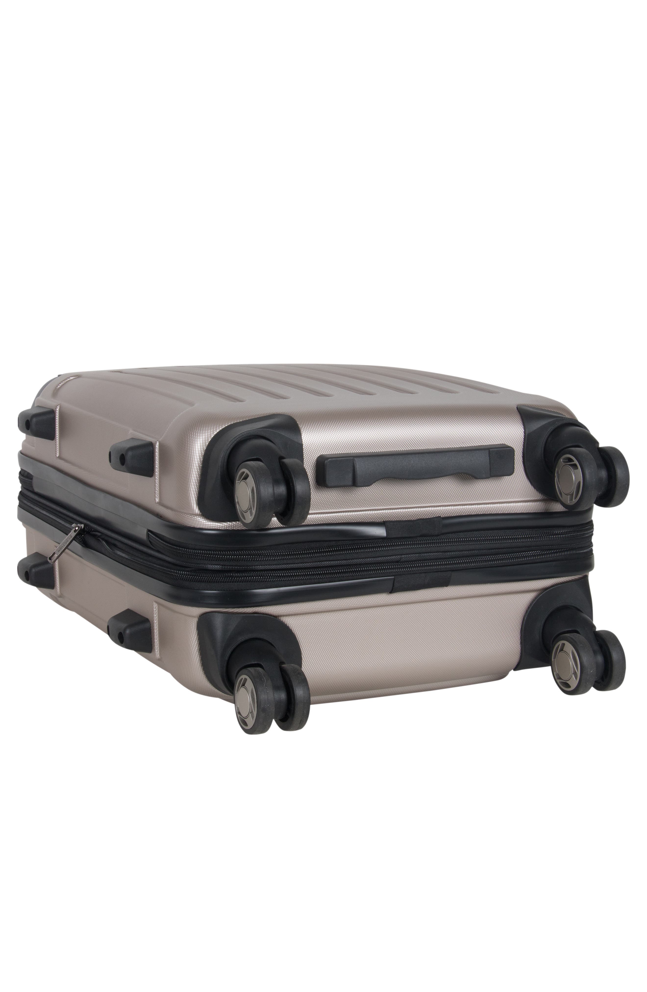 Kenneth Cole Reaction Renegade 20” Lightweight Hardside Expandable Carry-On Luggage, Alternate, color, Champagne