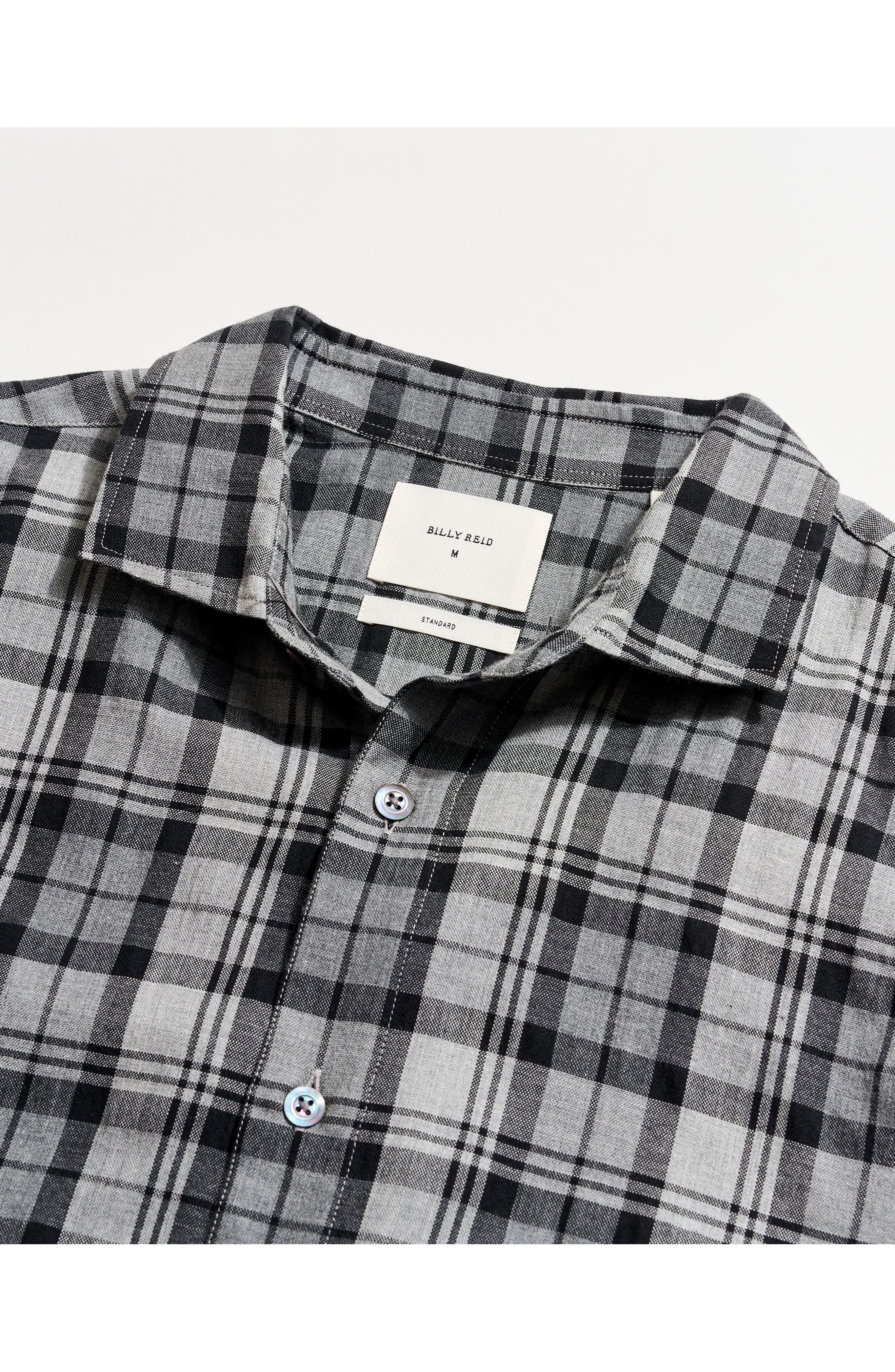 Hutcheson Plaid Cotton Button-Up Shirt - image 2