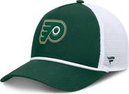 FANATICS Men's Fanatics Green/White Philadelphia Flyers Bermuda A-Frame Adjustable Hat