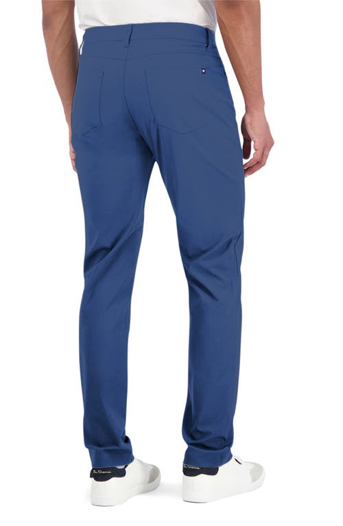 Ben Sherman Solid 4-way-stretch Tech Golf Pants In Sea