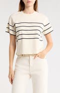 Marine Layer Stripe Cotton T-Shirt