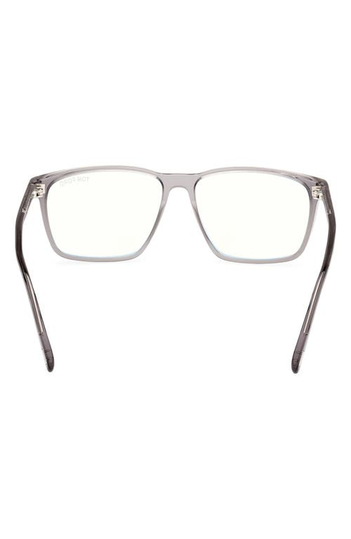 Tom Ford 56mm Square Blue Light Blocking Glasses