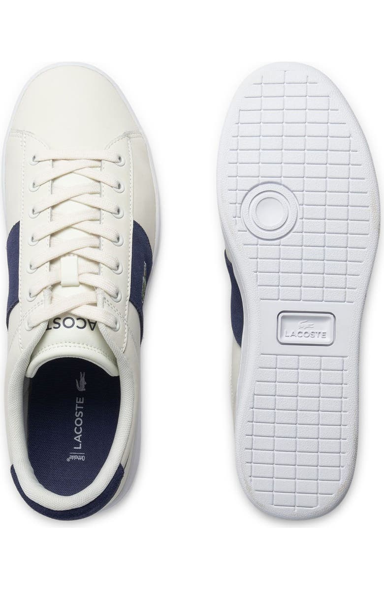 Lacoste Carnaby Sneaker, Alternate, color, Off White/ Dark Blue