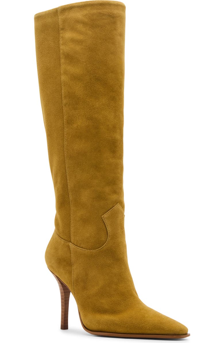 Steve Madden Wescot Knee High Boot, Main, color, Olive Suede