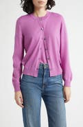 Johnstons of Elgin Honor Cashmere Crewneck Cardigan
