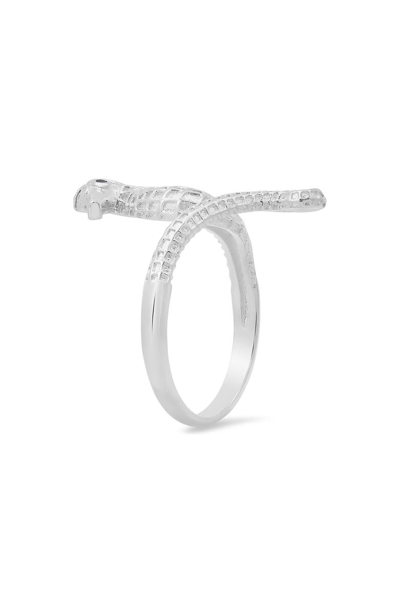 Queen Jewels Sterling Silver Seahorse Ring, Alternate, color, Silver