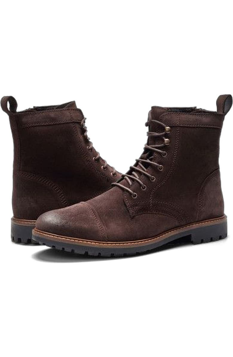 A. Veer Wilder Lace-up Boot, Alternate, color, Brown Suede