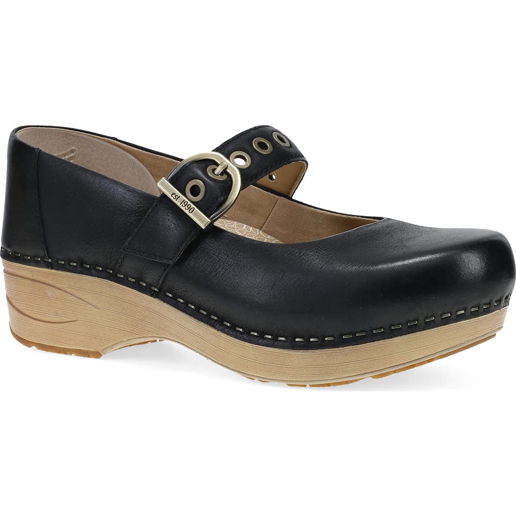 Dansko Xp 2.0 Mary Jane Clog In Black
