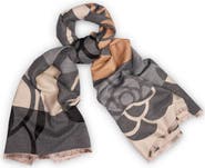 SAACHI Floral Reversible Scarf