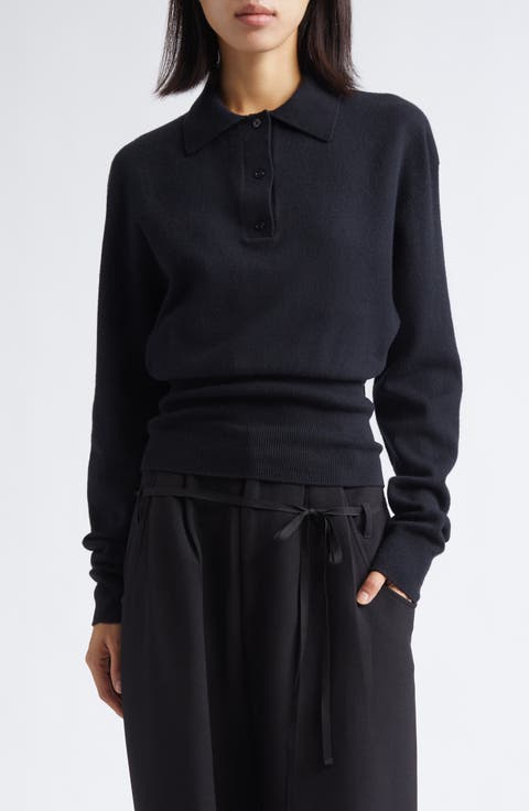 Isa Merino Wool Polo Sweater
