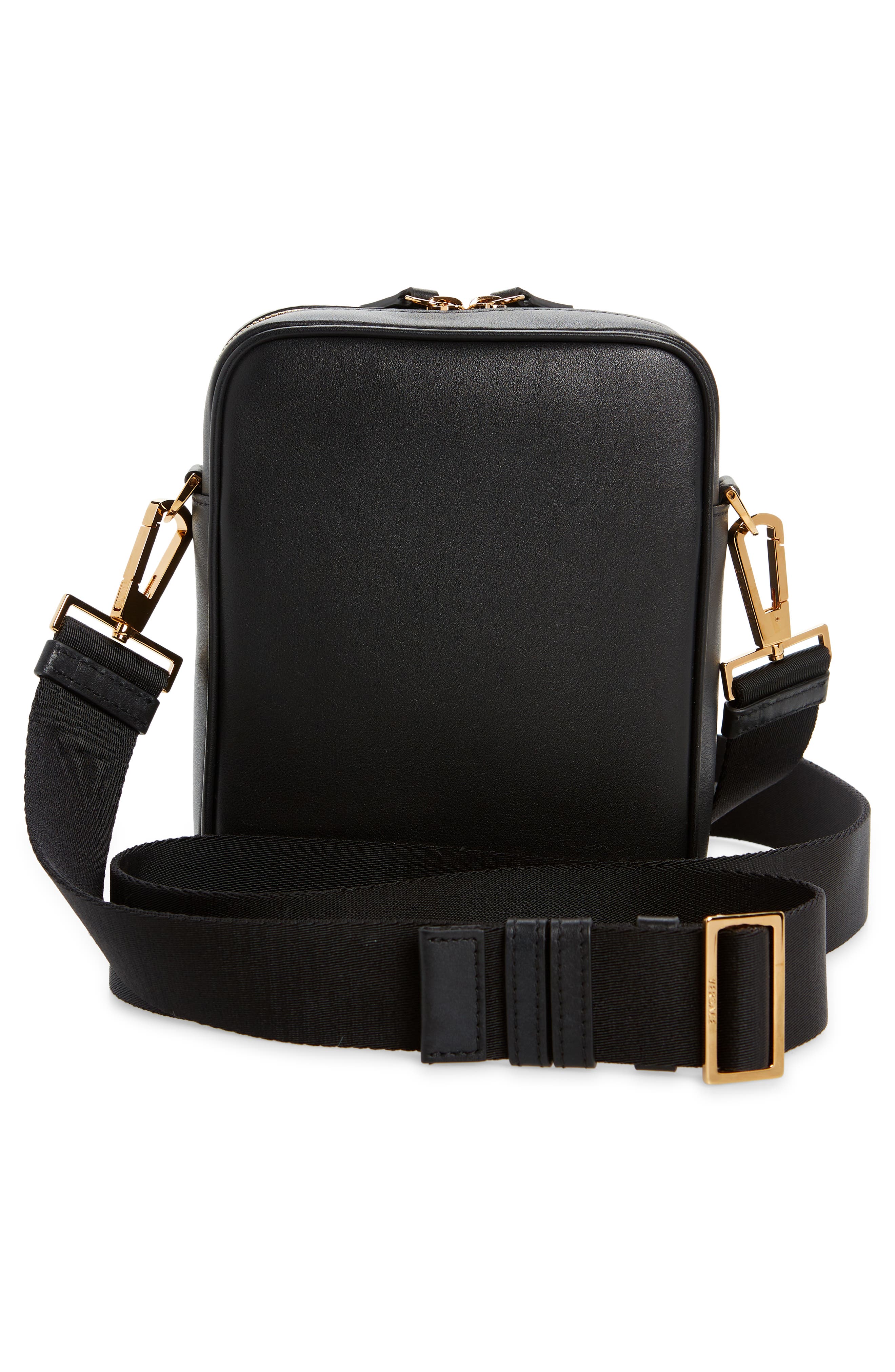 Versace Biggie Medusa Coin Phone Crossbody Bag, Alternate, color, 