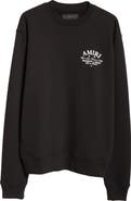 AMIRI Arts District Cotton Crewneck Graphic Sweatshirt