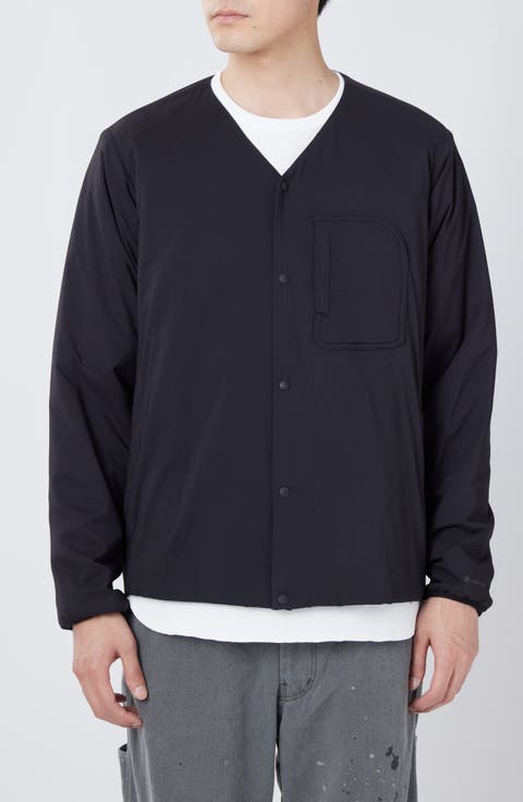 Flexible Insulated Water Repellent Cardigan Jacket