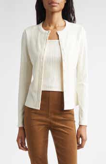 Veronica Beard Lira Textured Cardigan