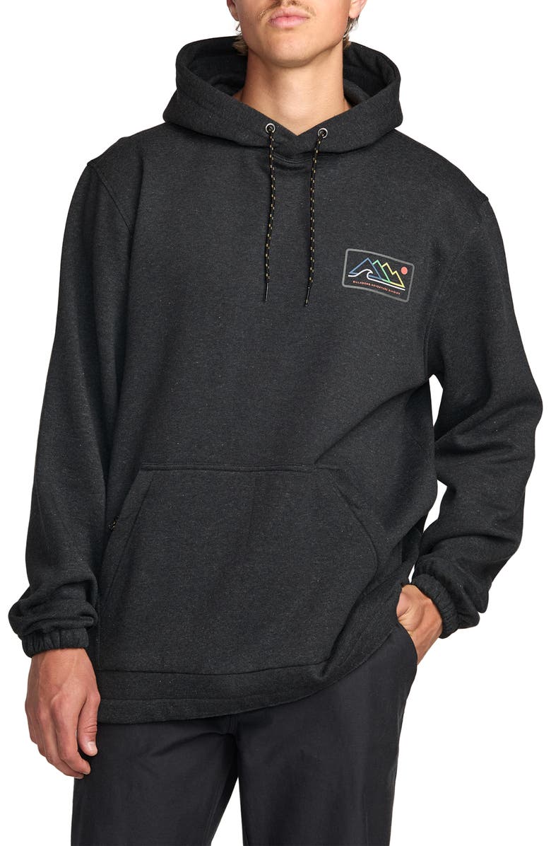 Billabong Compass Fleece Graphic Hoodie, Main, color, 