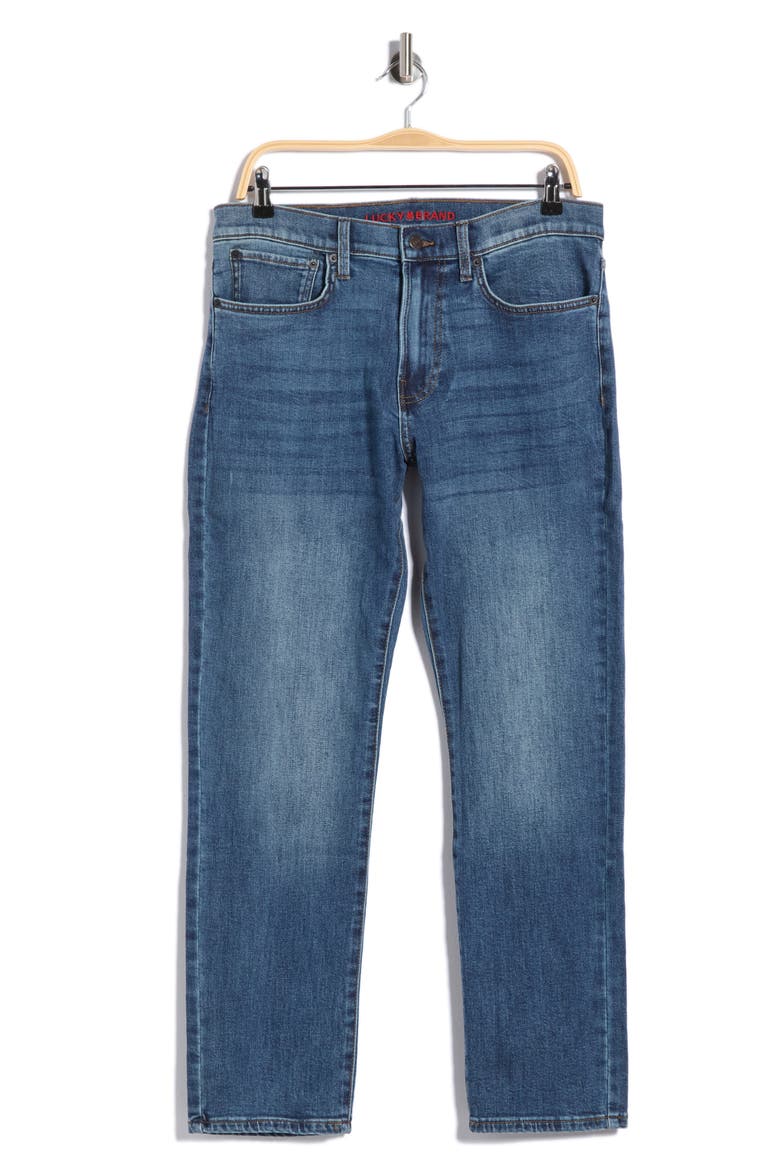 Slim Straight Leg Jeans, Alternate, color, LINCOLN