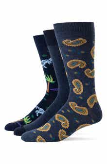 Lorenzo Uomo Assorted 3-Pack Crew Socks