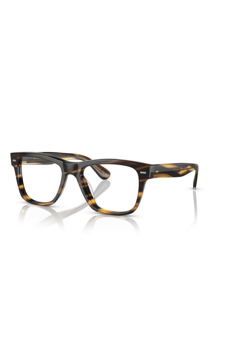 Oliver Peoples 51mm Rectangle optical glasses, Main, color, Tortoise