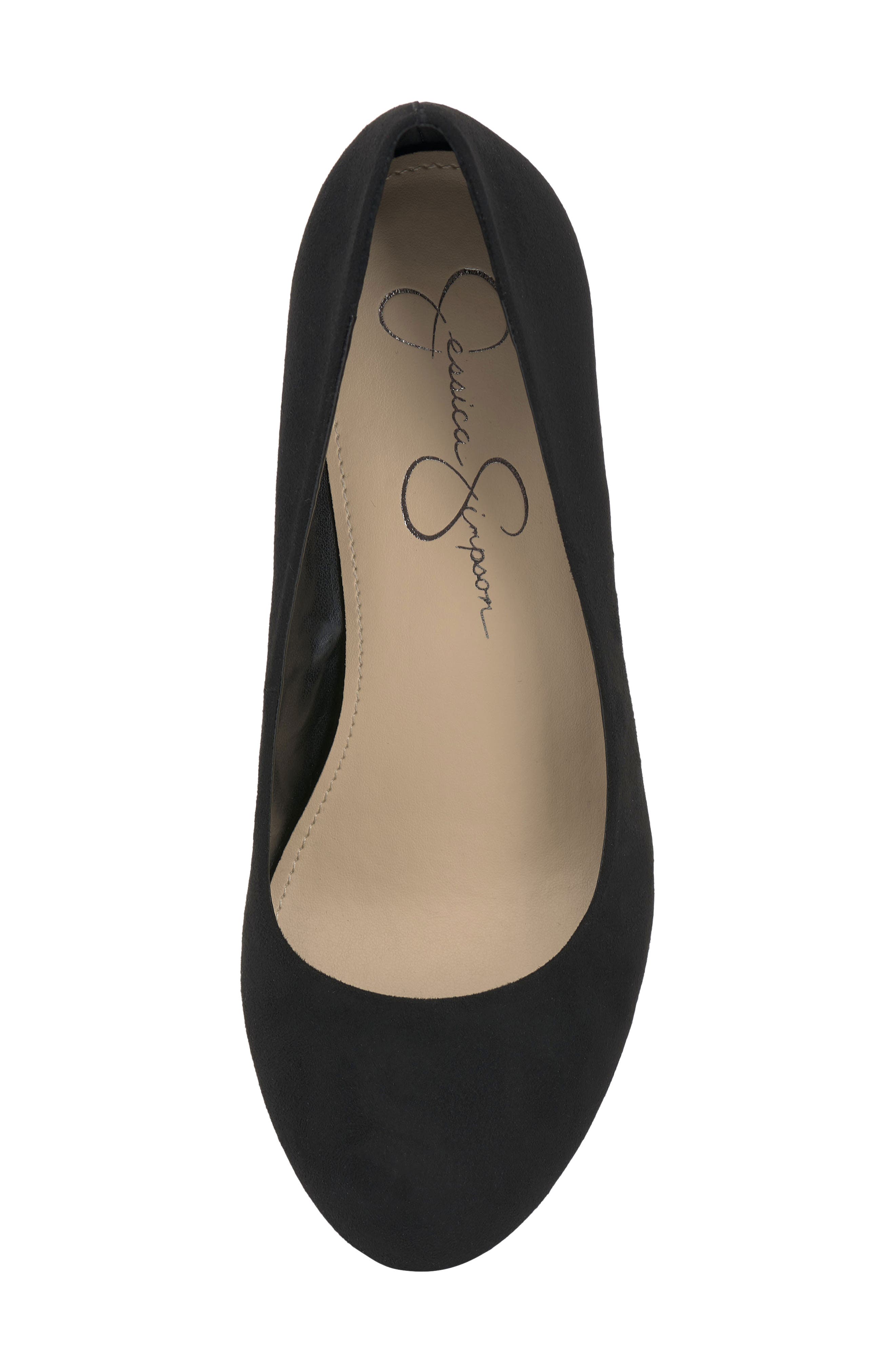 Sampson Wedge Pump, Alternate, color, BLACK/ BLACK