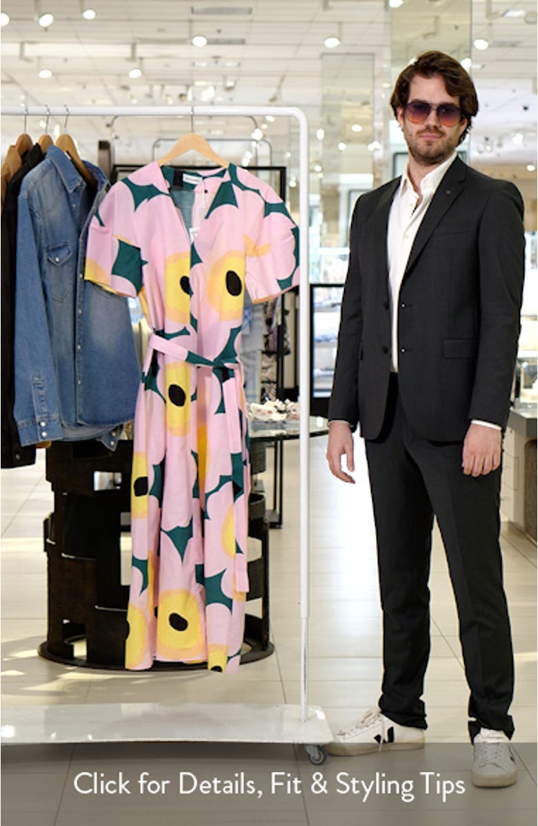 Kaffet Unikko Floral Cotton & Linen Maxi Dress, sales video thumbnail