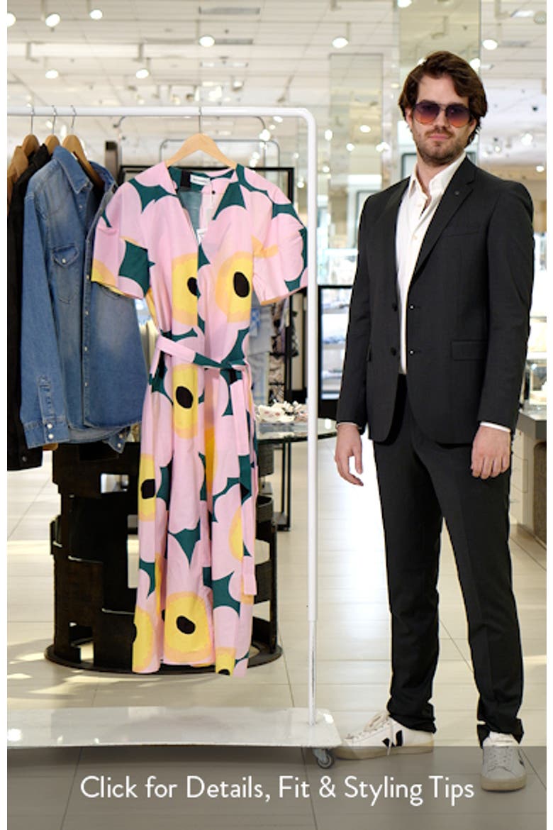 Kaffet Unikko Floral Cotton & Linen Maxi Dress video