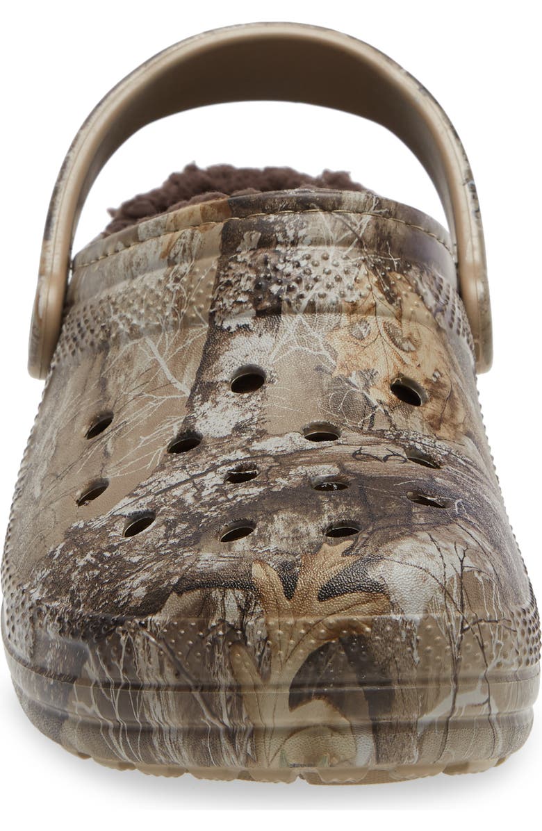 CROCS <sup>™</sup> Classic Lined Slipper, Alternate, color, Chocolate/ Chocolate