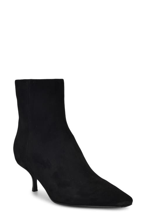 Nine West Hermena Kitten Heel Bootie In Black