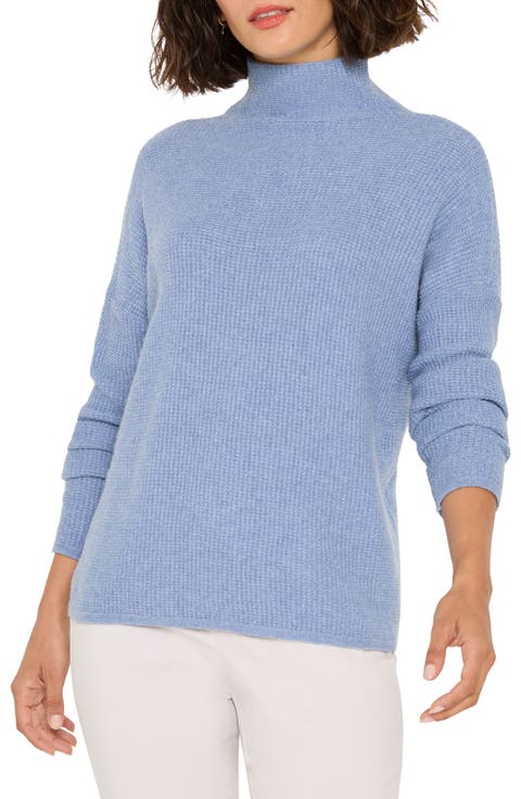 Waffle Stitch Tuck Sweater