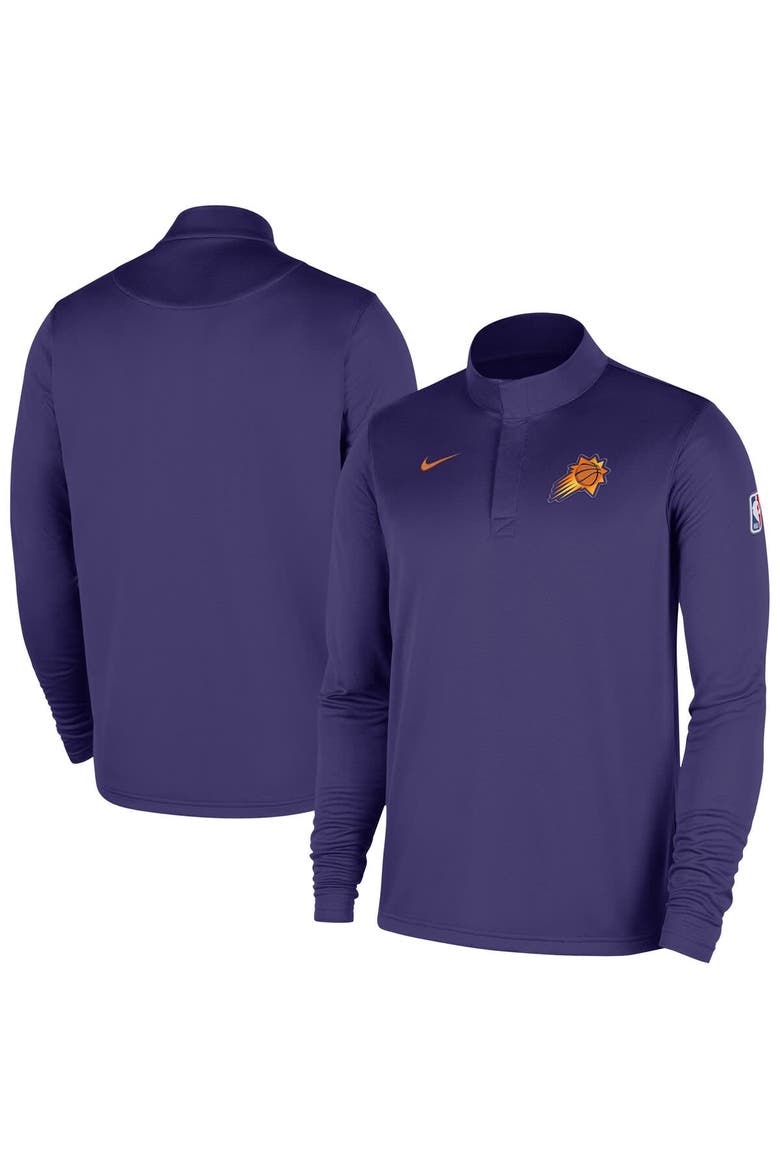 Men's Nike Purple Phoenix Suns 2025/26 Authentic Coaches Quarter-Zip Dri-Fit Top, Main, color, Purple