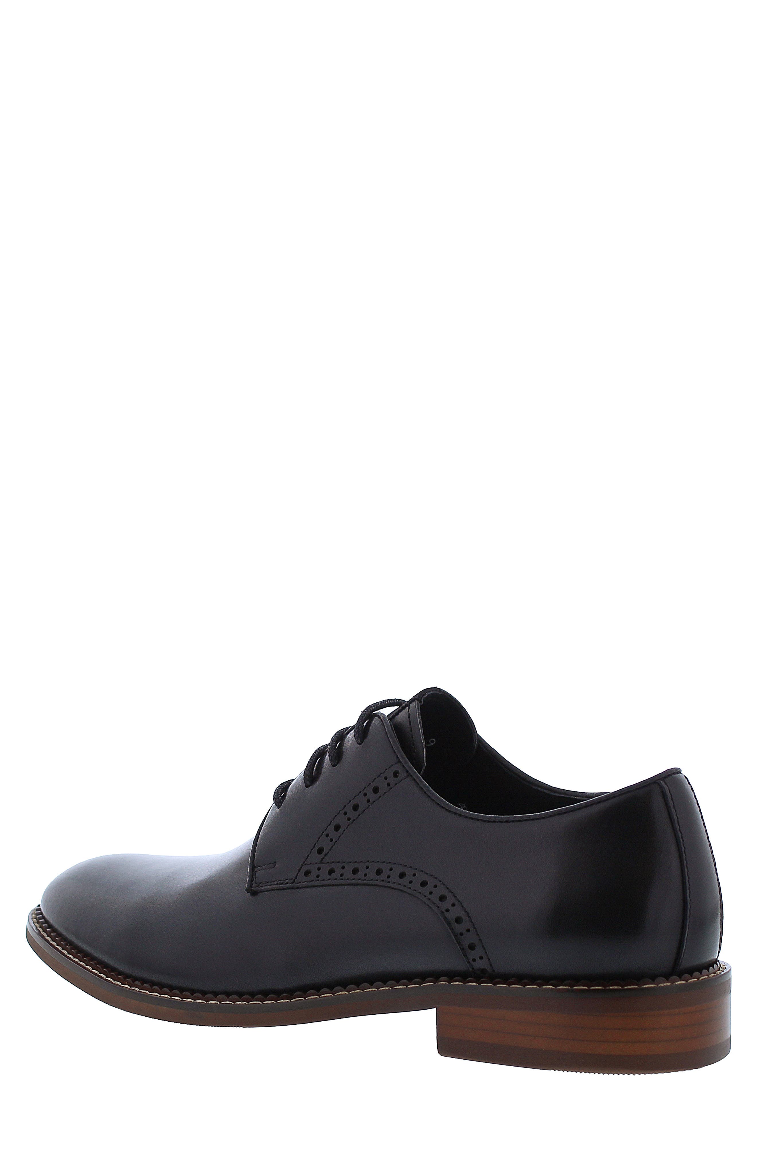 Zanzara Phillipa Plain Toe Leather Derby, Alternate, color, 
