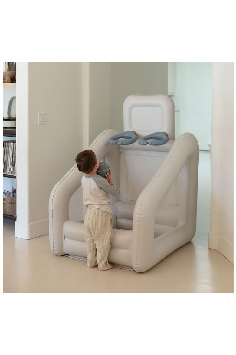 Inflatable Dual Shot Toy, Alternate, color, WHITE