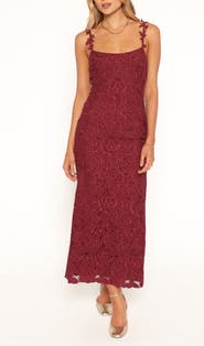 Petal & Pup Rosana Lace Maxi Dress