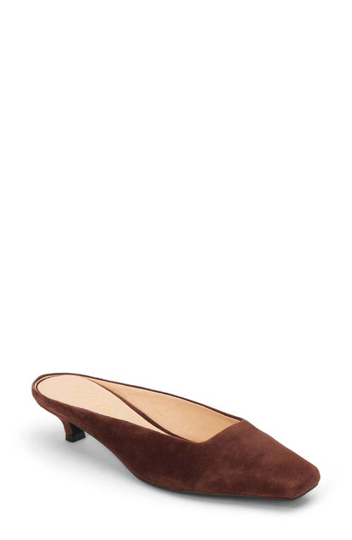 Matisse Classy Kitten-heel Mules In Brown