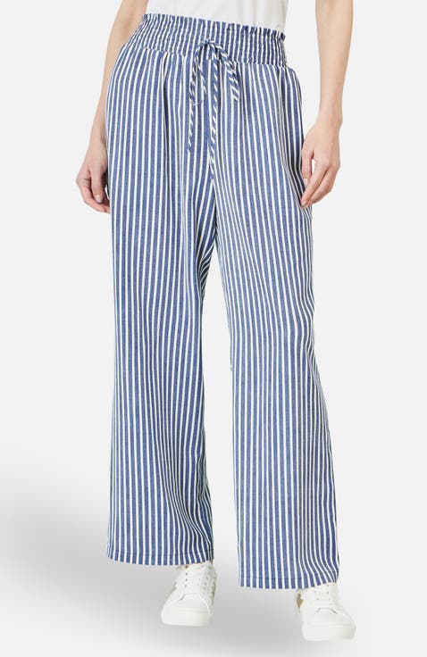 Stripe Relaxed Trousers