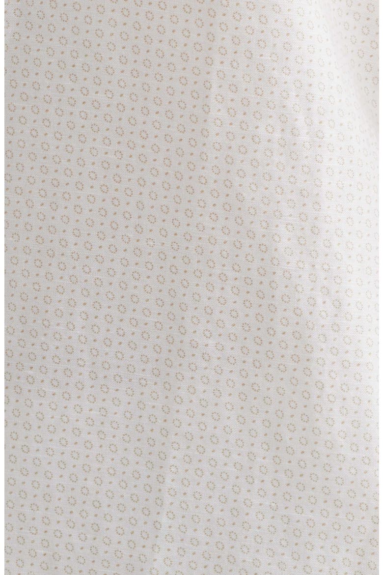 Liam Regular Fit Linen & Cotton Button-Up Shirt, Alternate, color, WHITE