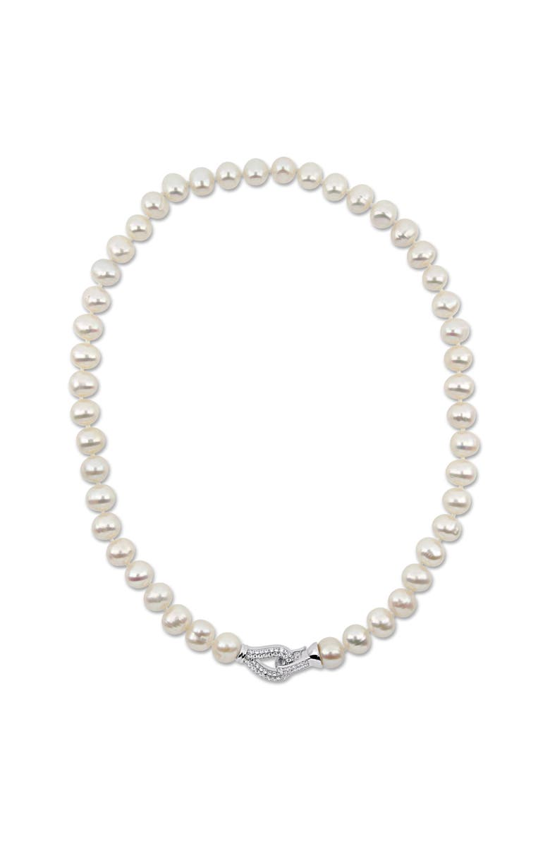 Julianna B. Cultured Freshwater Pearl Necklace, Main, color, Pearl