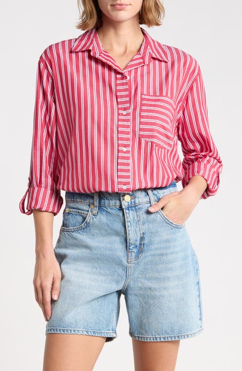 Carson Stripe Button-Up Shirt