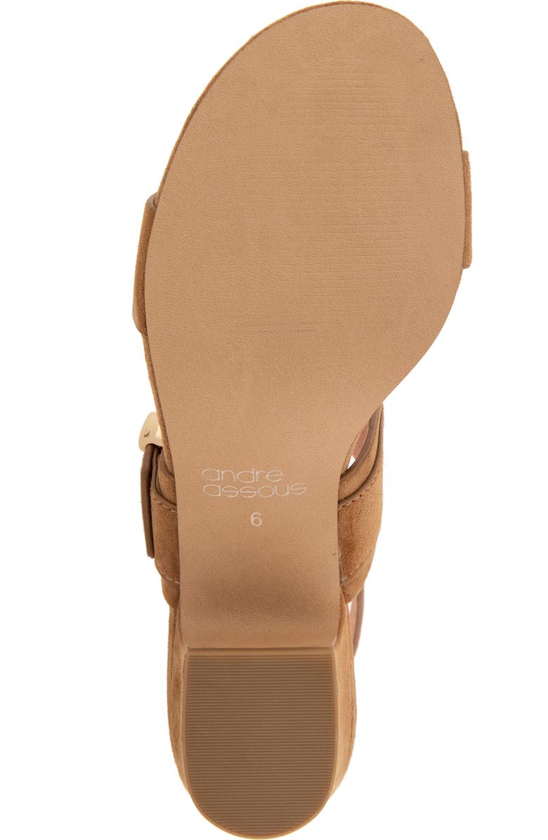 André Assous Patresa Ankle Strap Sandal, Alternate, color, Cognac