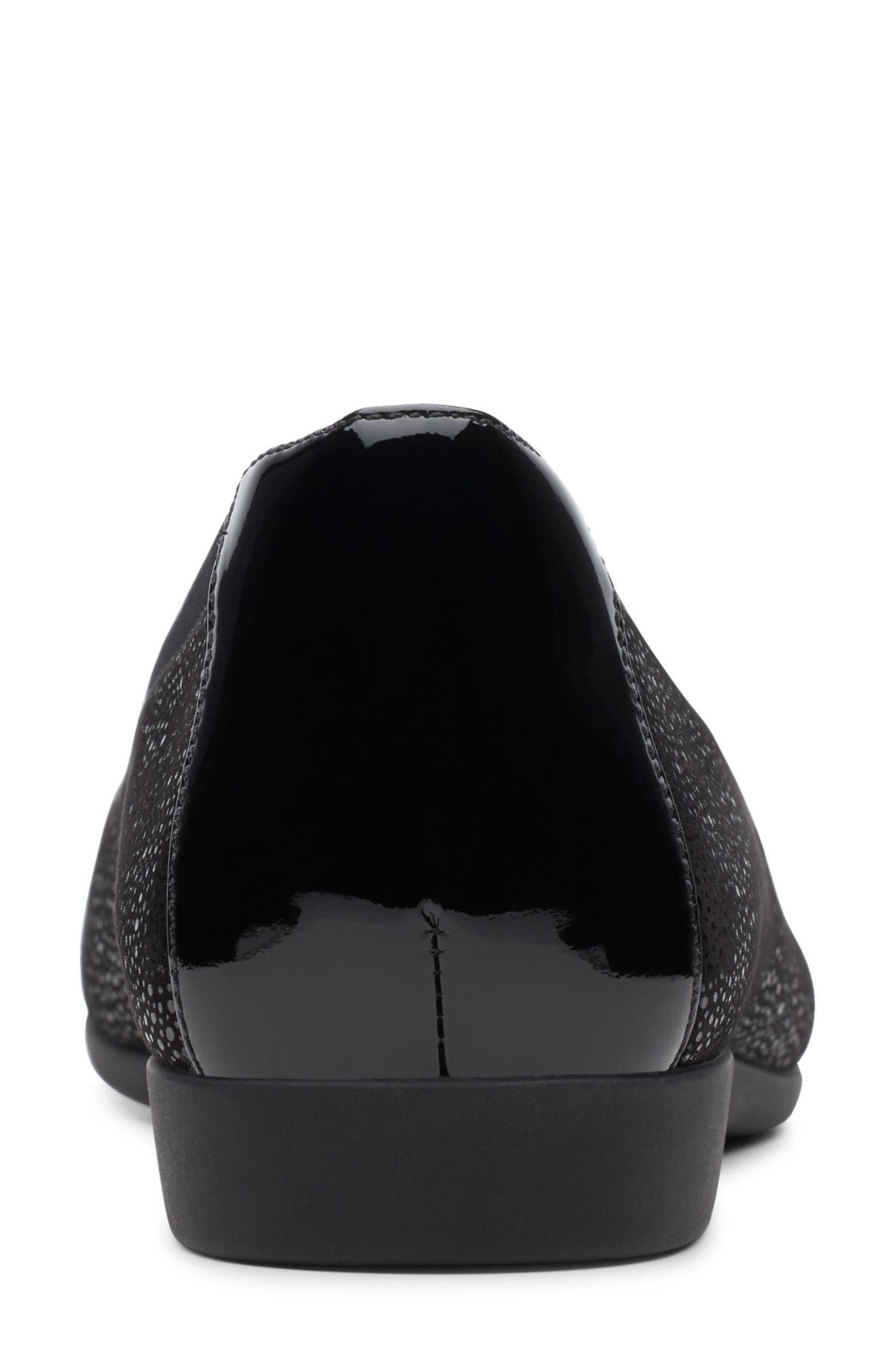 Un Darcey Cap Flat, Alternate, color, BLACK/ BLACK LEATHER