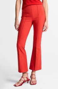 Vince Pintuck Pleat Crop Flare Pants